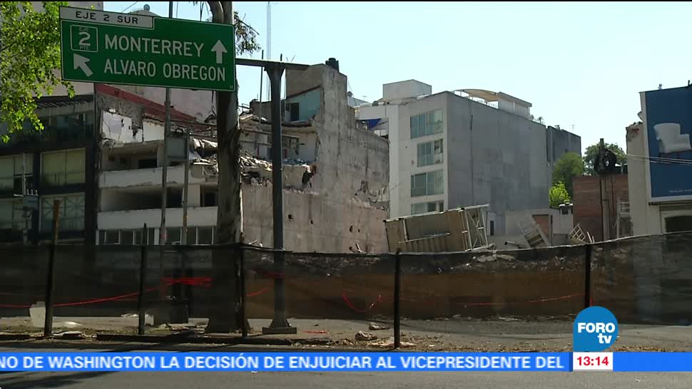 Vecinos de Álvaro Obregón 286 piden agilizar labores de limpieza tras sismo