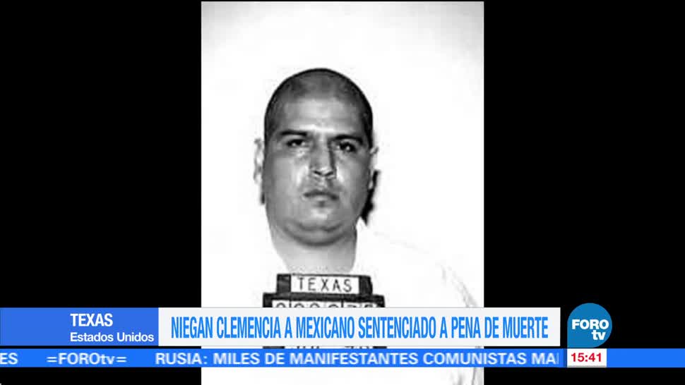 Niegan clemencia a mexicano sentenciado a pena de muerte en Texas