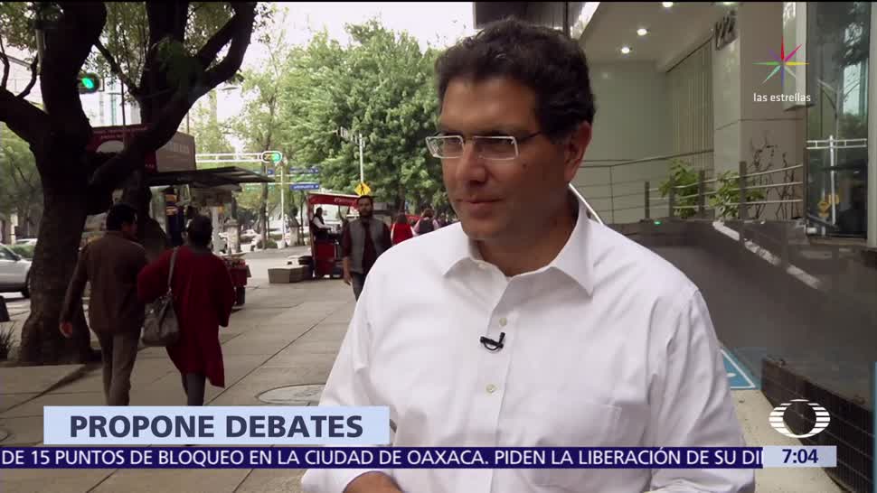 Armando Ríos Piter pide 4 debates entre aspirantes a la Presidencia