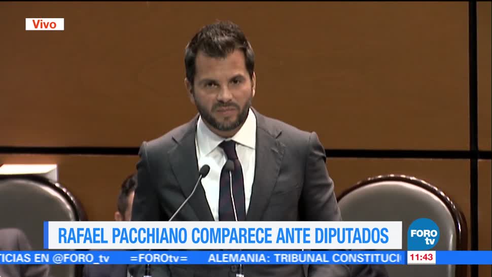 Comparece Rafael Pacchiano en la Cámara de Diputados