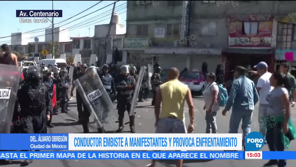 Concluye operativo tras incidente en la Álvaro Obregón