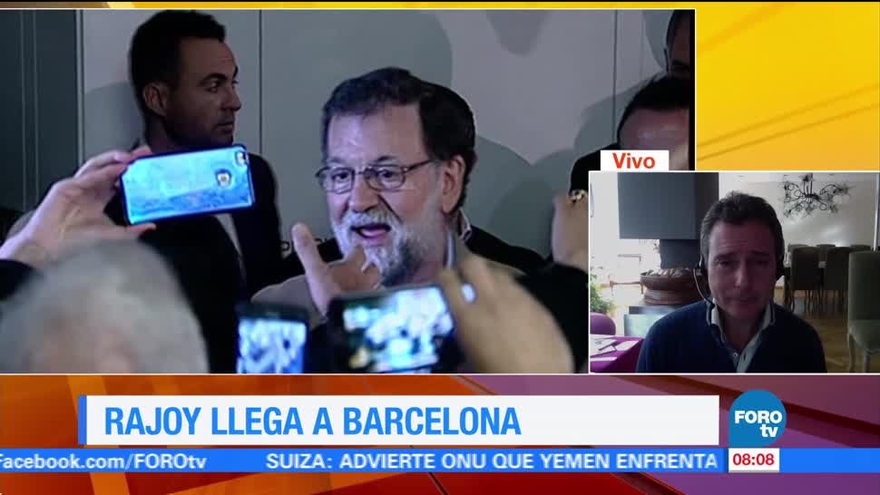 Rajoy aboga para que empresas no salgan de Cataluña