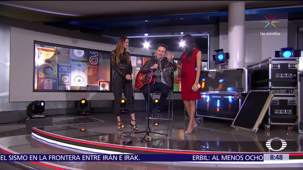 Fonseca canta en Al Aire con Paola