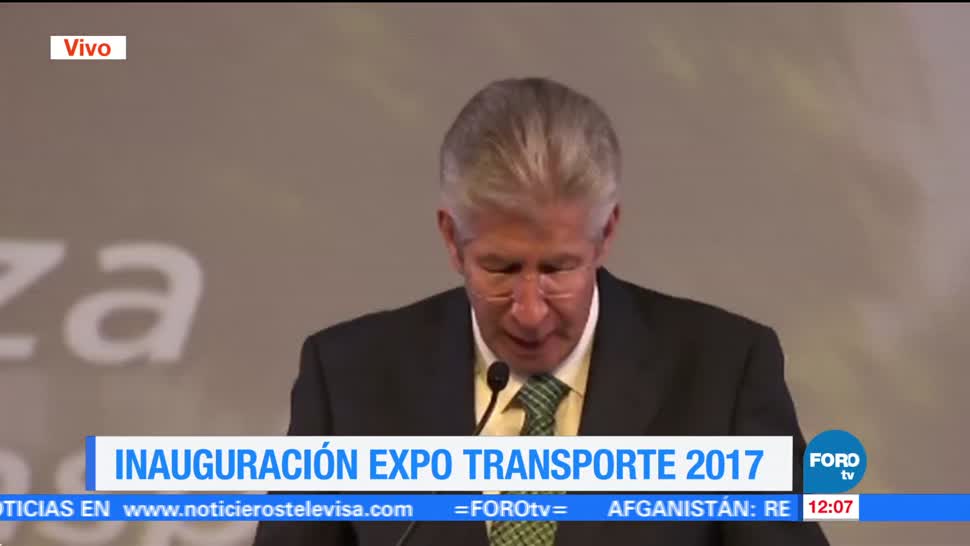 Gerardo Ruiz Esparza inaugura Expo Transporte 2017