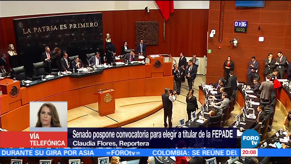 Senado pospone convocatoria para elegir al nuevo titular de Fepade