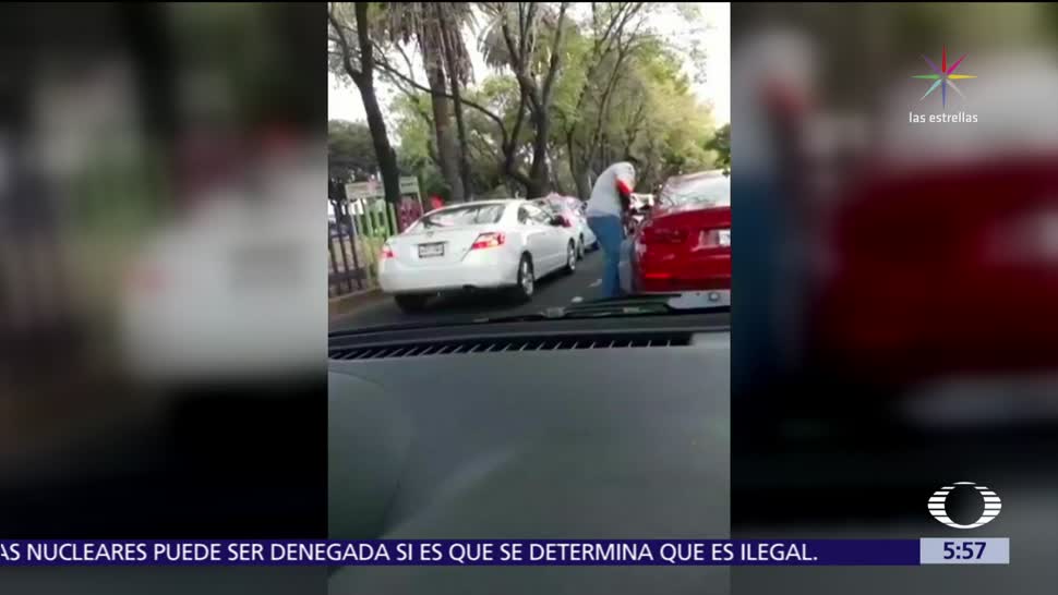 Automovilista capta intento de asalto en Canal de Miramontes, CDMX