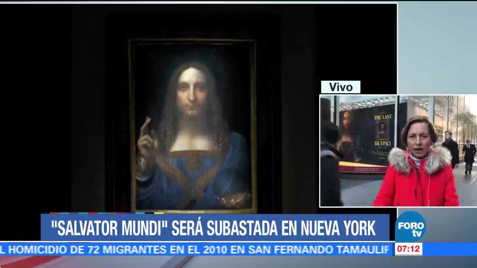‘Salvator Mundi’, única pintura de Da Vinci, será subastada en Nueva York