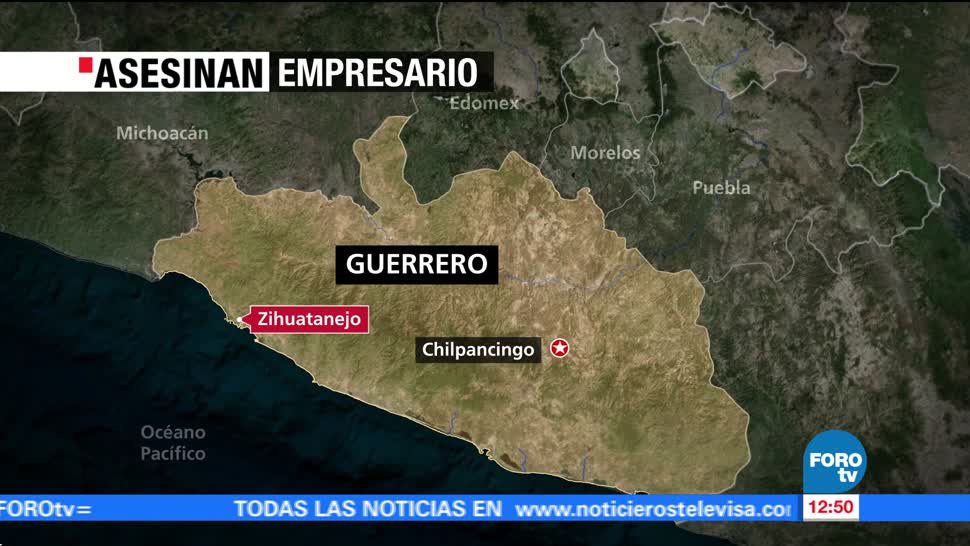 Asesinan a empresario en Zihuatanejo, Guerrero
