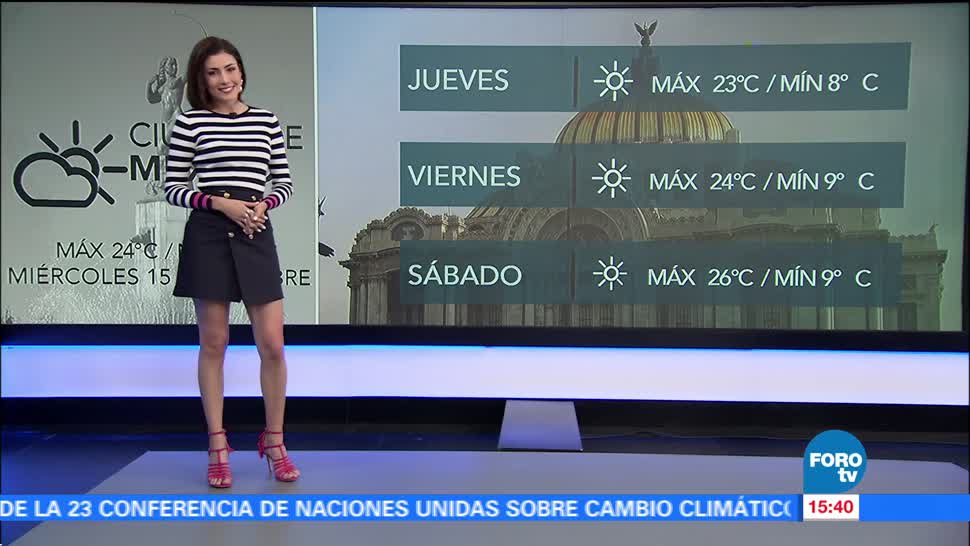 El Clima ‘A las Tres’ con Daniela Álvarez