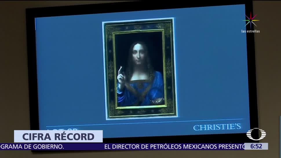 Cuadro de Leonardo Da Vinci es subastado en 450 mdd