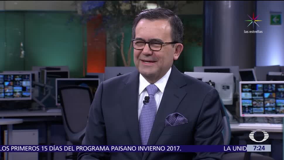 Ildefonso Guajardo, secretario de Economía, analiza en Despierta la renegociación del TLCAN