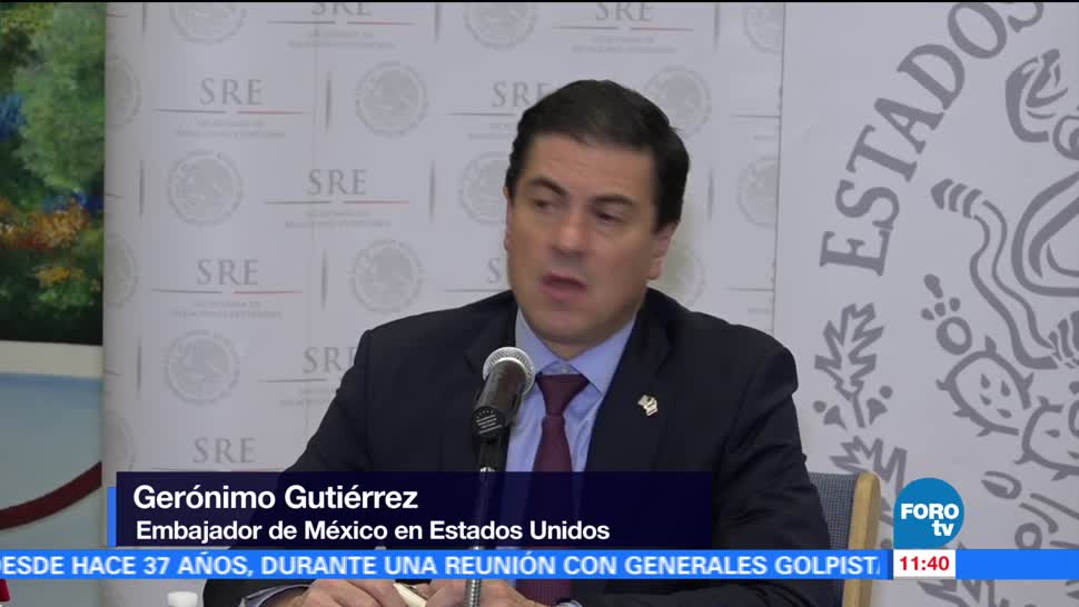 Gerónimo Gutiérrez, en desacuerdo con revisión del TLCAN cada cinco años
