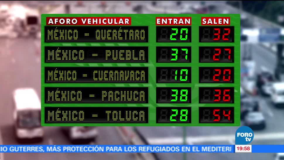 Aumenta salida de capitalinos por la México-Toluca este fin de semana largo