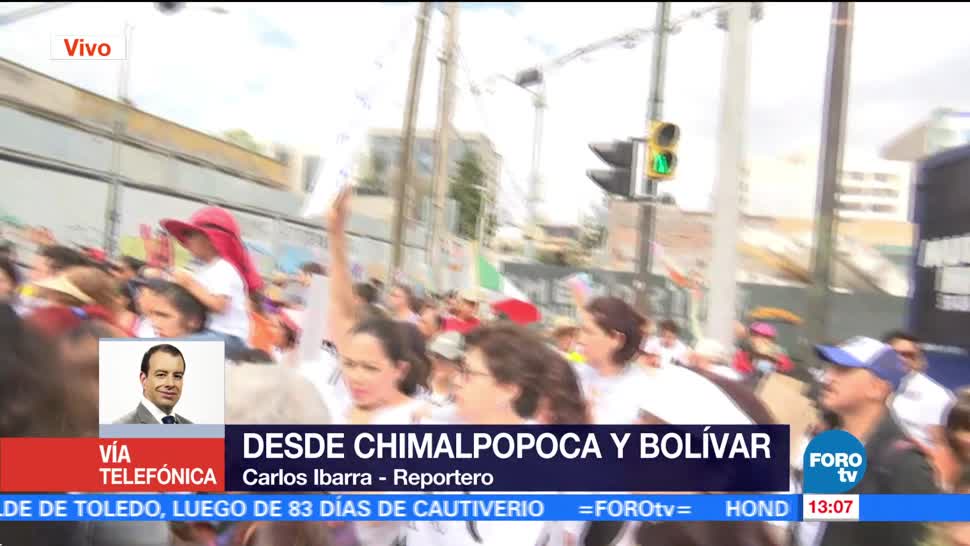 Damnificados del sismo en la CDMX marchan para exigir apoyos