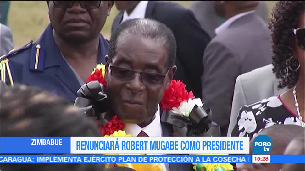 Renunciará Robert Mugabe como presidente de Zimbabue