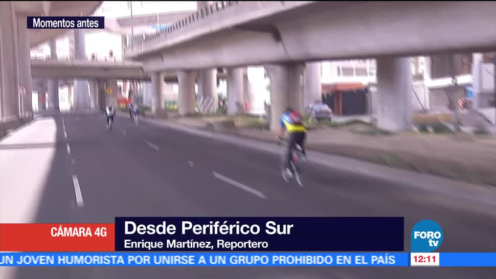 Evento de ciclistas afectó circulación vial en Periférico Sur