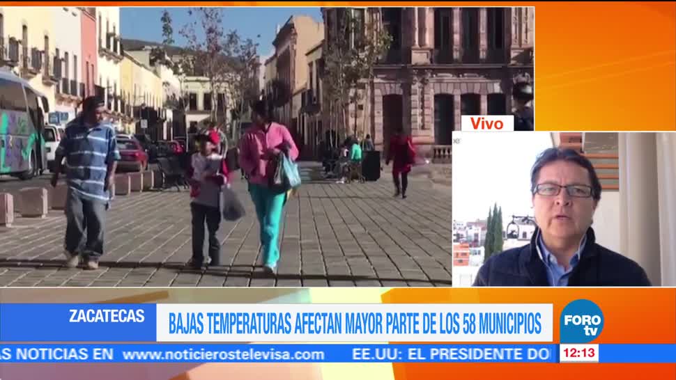Bajas temperaturas afectan 58 municipios de Zacatecas
