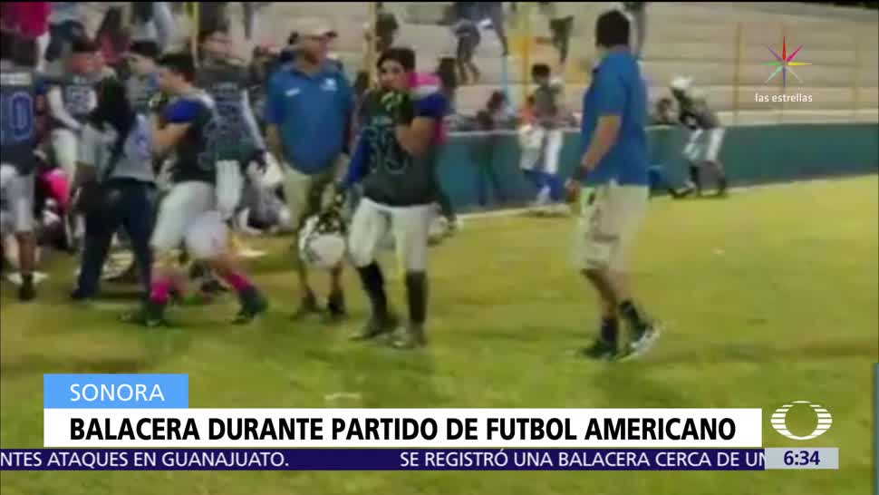 Balacera se desata durante partido de futbol americano en Cajeme, Sonora