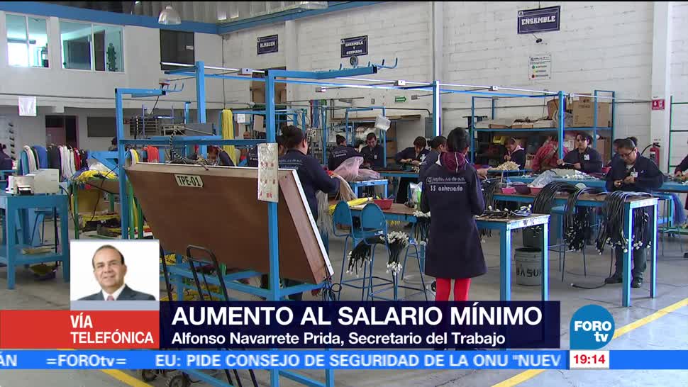 Aumento al salario mínimo se hizo de forma responsable: Navarrete Prida