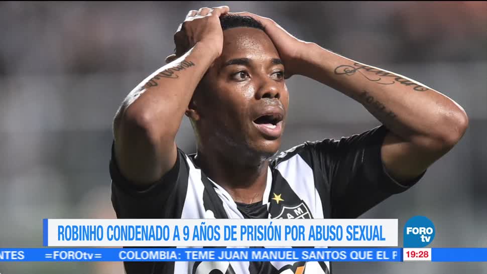 Condenan a 9 años de prisión al futbolista Robinho
