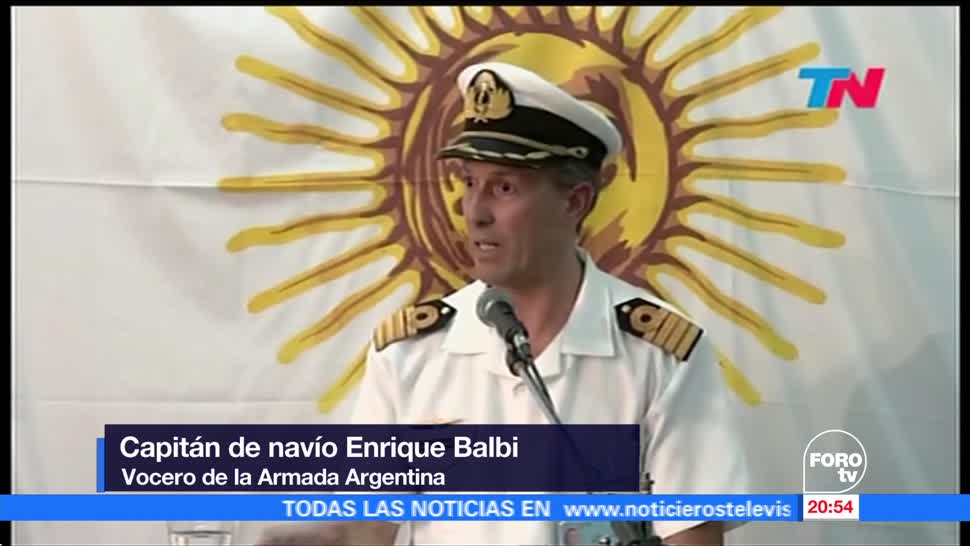Confirman explosión en zona del submarino argentino