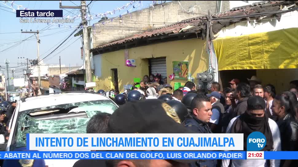 Intento de linchamiento en Cuajimalpa en la CDMX