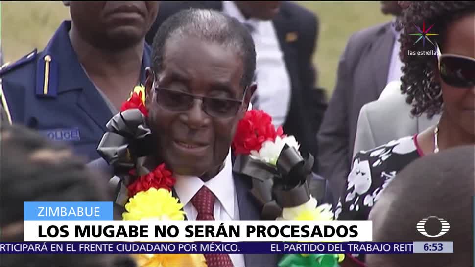 Robert Mugabe no será procesado por delitos de corrupción o represión