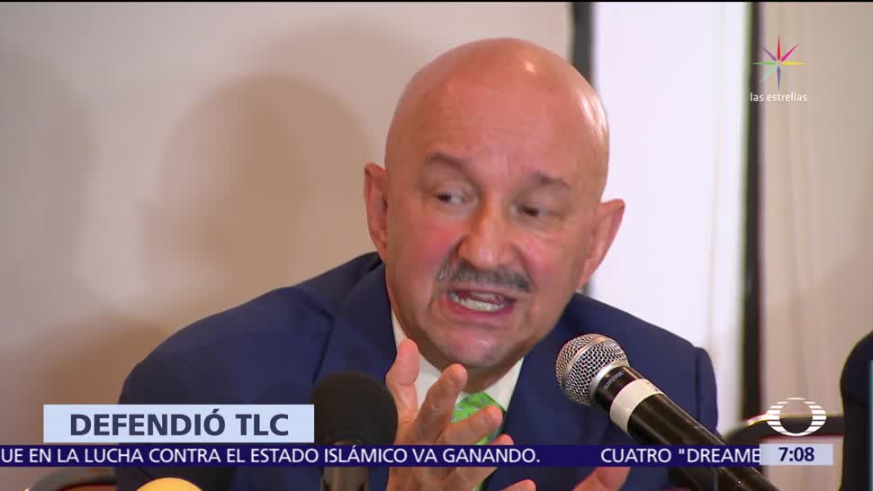 Carlos Salinas de Gortari defiende el TLCAN