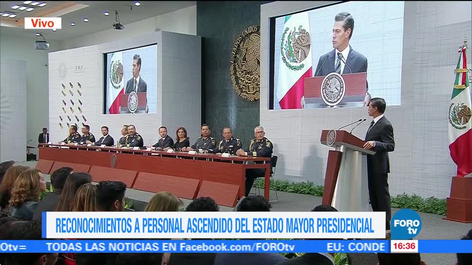Epn Reconoce Personal Estado Mayor Presidencial Enrique Peña Nieto