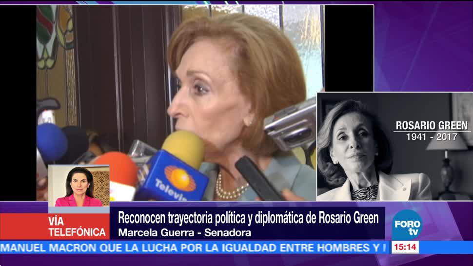 Rosario Green Impulsó Mujeres Servicio Exterior Mexicano Senadora
