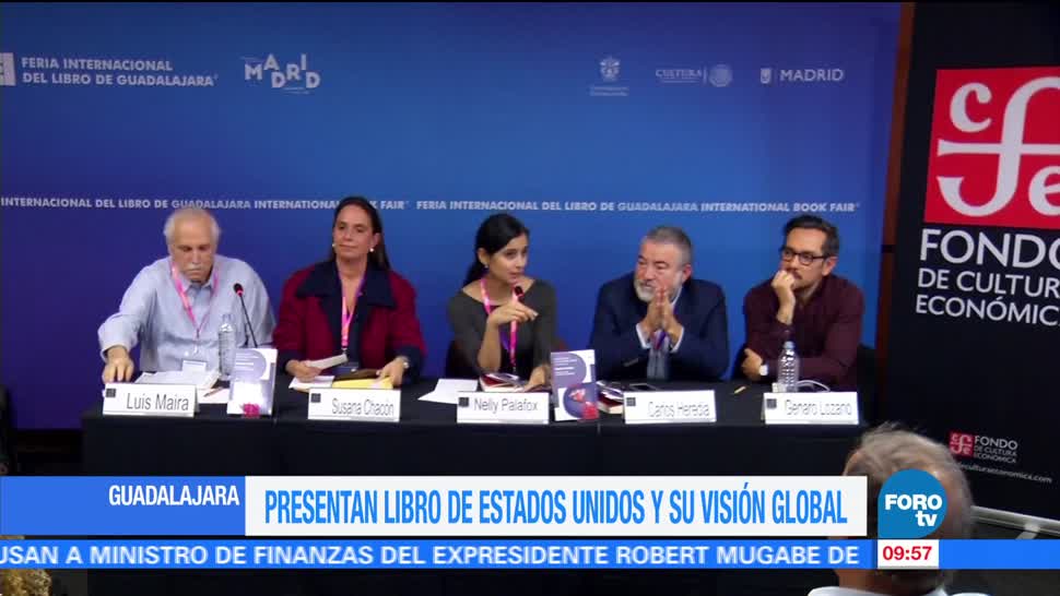 En la FIL de Guadalajara presentan libro de EU y su visión global