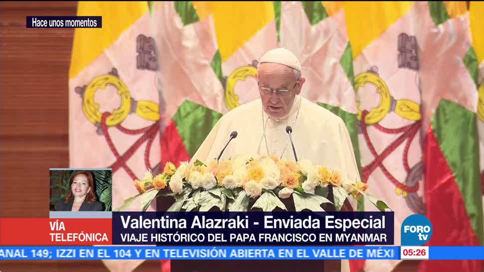 Papa Francisco evita nombrar a la comunidad de los rohinyás