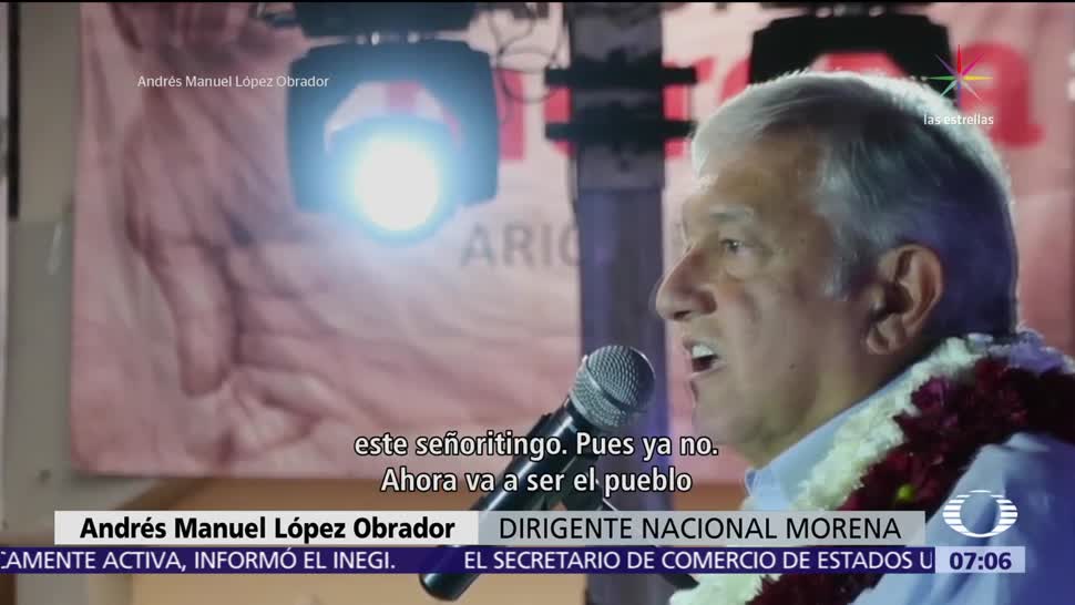 López Obrador se pronuncia sobre destape de José Antonio Meade
