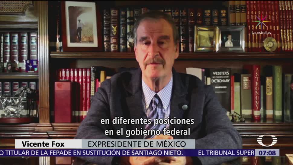 Vicente Fox elogia a Meade y critica a López Obrador