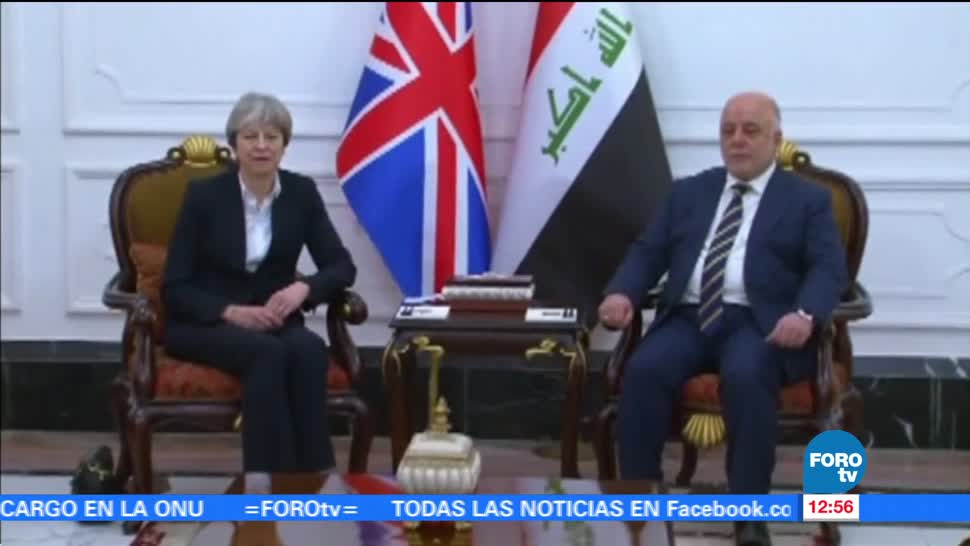 Theresa May realiza su primera visita a Irak