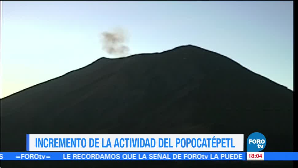 Cráter interno del volcán Popocatépetl aumentó sus dimensiones