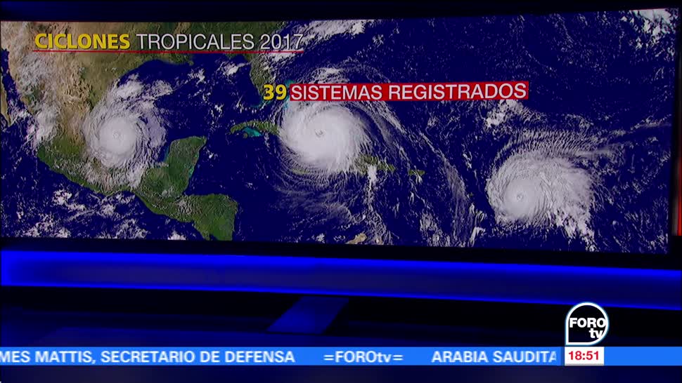 Este jueves concluyó temporada de huracanes 2017