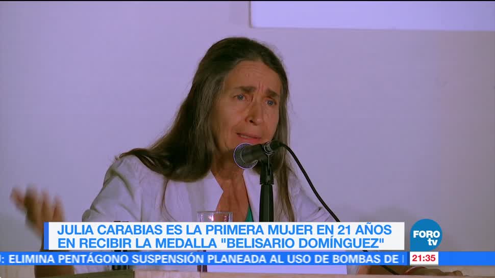 Julia Carabias, primera mujer en 21 años en recibir Medalla Belisario Domínguez