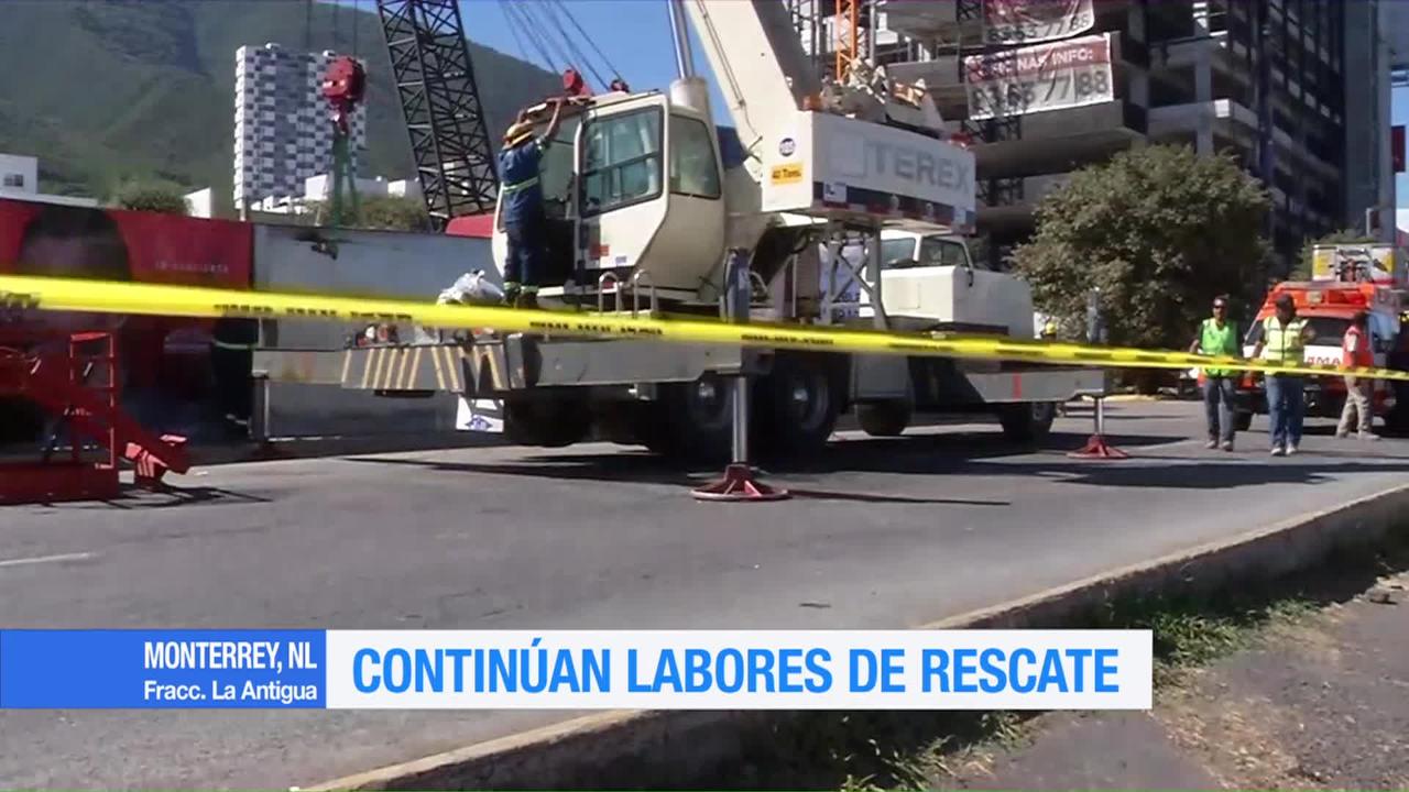 Advierten que hay aún riesgo de derrumbes en fraccionamiento de Monterrey