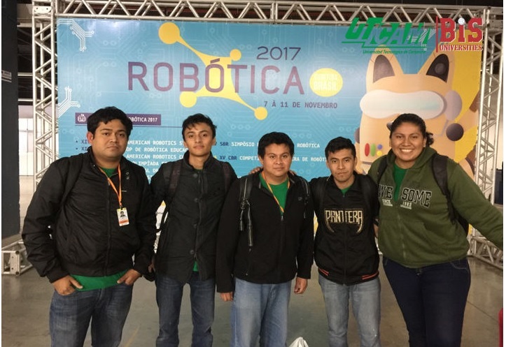 Estudiantes de Campeche ganan concurso de robótica en Brasil