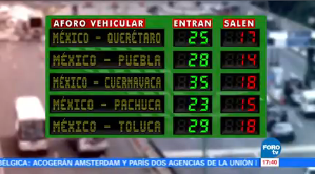 Aumenta Regreso Vacacionistas CDMX Autopista México-Cuernavaca