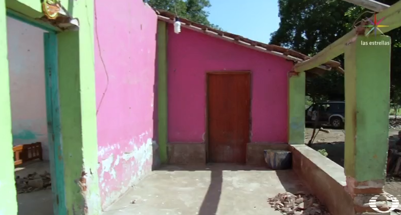 Casa afectada por el sismo del 7 de septiembre en Pijijiapan, Chiapas 