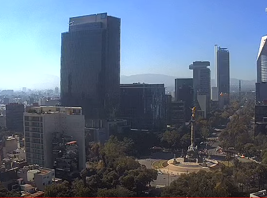 El Valle de México presenta calidad del aire aceptable, debido a que los niveles de los contaminantes se encuentran dentro de la norma (Twitter/ @webcamsdemexico)