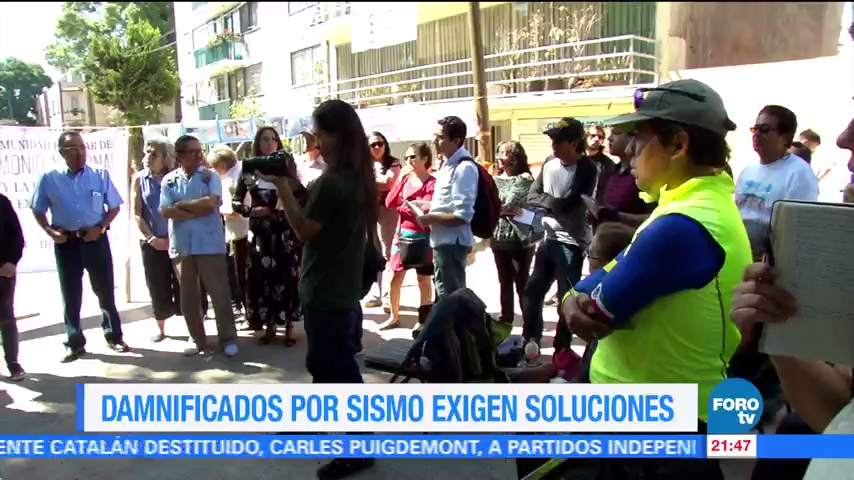 Damnificados por sismo del 19-S en la Benito Juárez exigen soluciones