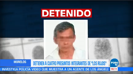 Detienen 4 Presuntos Integrantes Rojos Morelos