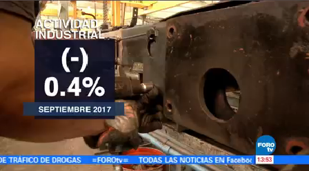 Disminuye Actividad Industrial México INEGI