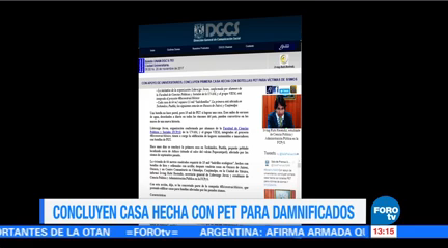 Estudiantes UNAM Concluyen Casa PET Damnificados Sismo