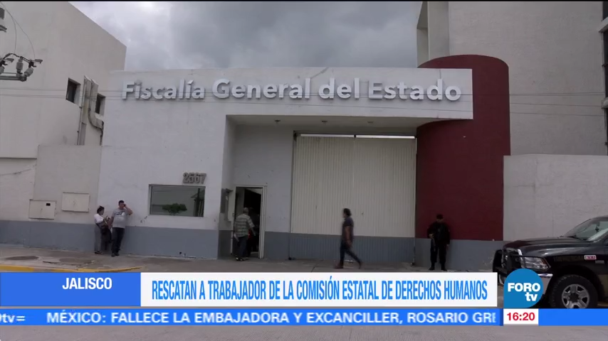 Fiscalía de Jalisco confirma liberación de trabajador de Derechos Humanos