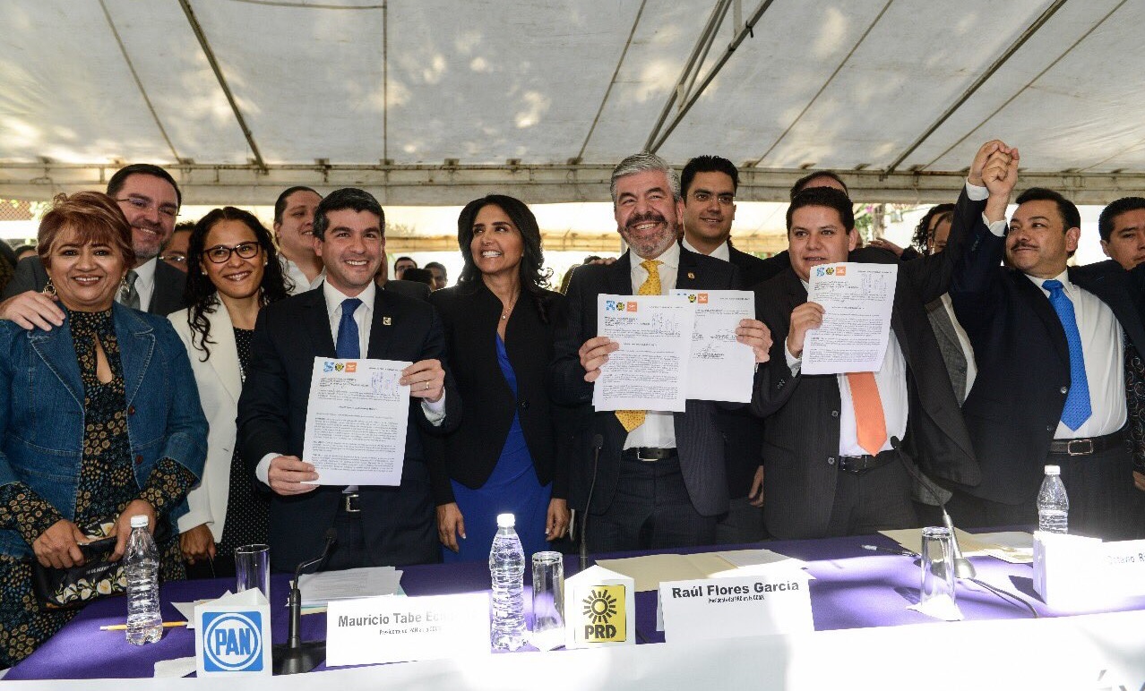 PAN, PRD y MC registran ‘Acuerdo por la Ciudad de México’