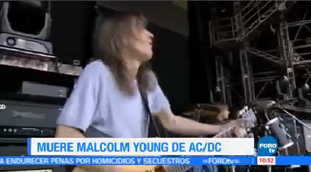 Fundador Ac/Dc Malcolm Young Muere 64 Años
